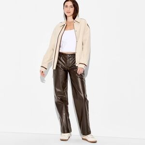 Brown Leather Pants